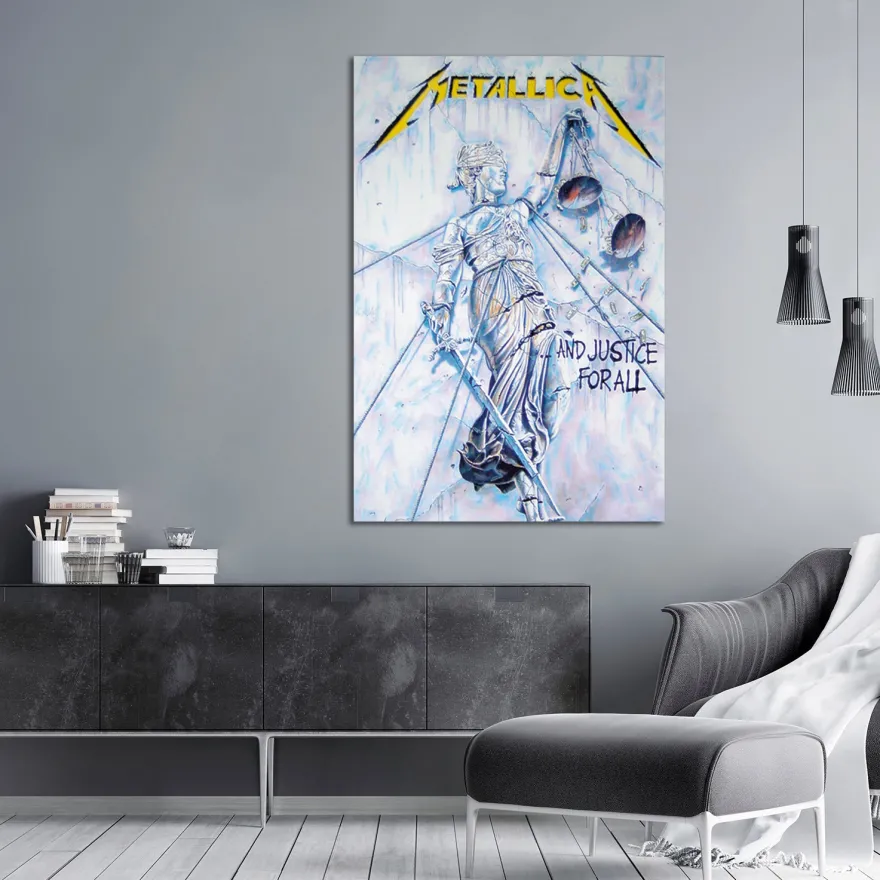 Metallica Poster And Justice For All