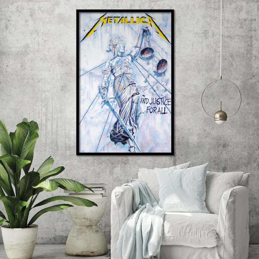 Metallica Poster And Justice For All
