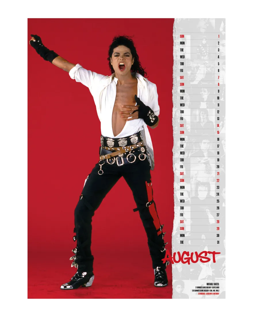Michael Jackson Kalender 2027