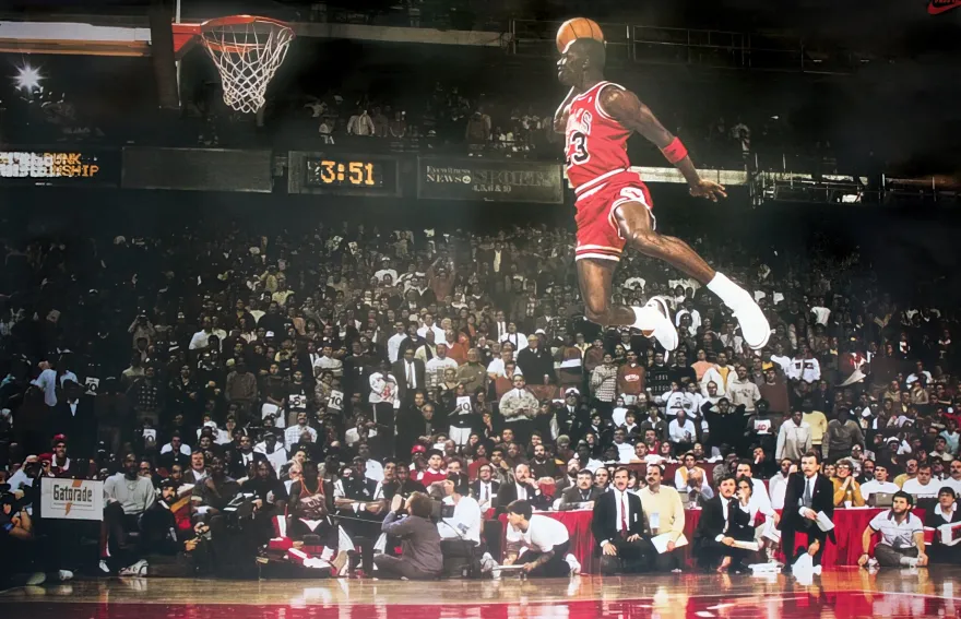 Michael Jordan Poster Slam Dunk Contest
