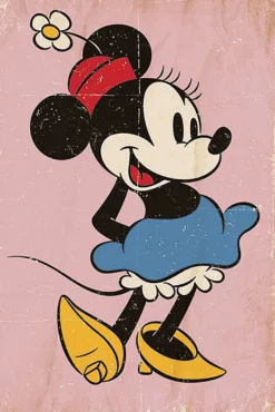 Mickey Mouse & Minnie 3-er Set Filmplakate