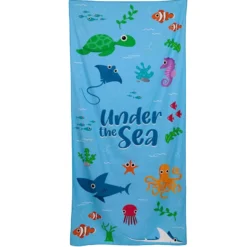 Mikrofaser Strandtuch Under the Sea Meerestiere
