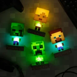 Minecraft 3D Leuchte Icon Light Creeper