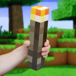 Minecraft Fackellampe Torch light, Tisch -und Wandleuchte