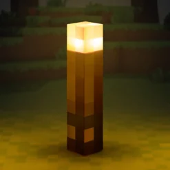 Minecraft Fackellampe Torch light, Tisch -und Wandleuchte
