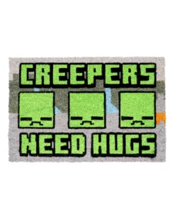 Minecraft Fußmatte Creepers Need Hugs