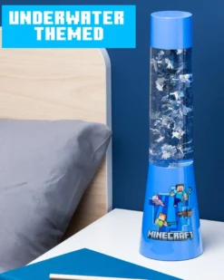 Minecraft Glitzer-Lavalampe mit schwebenden Icons