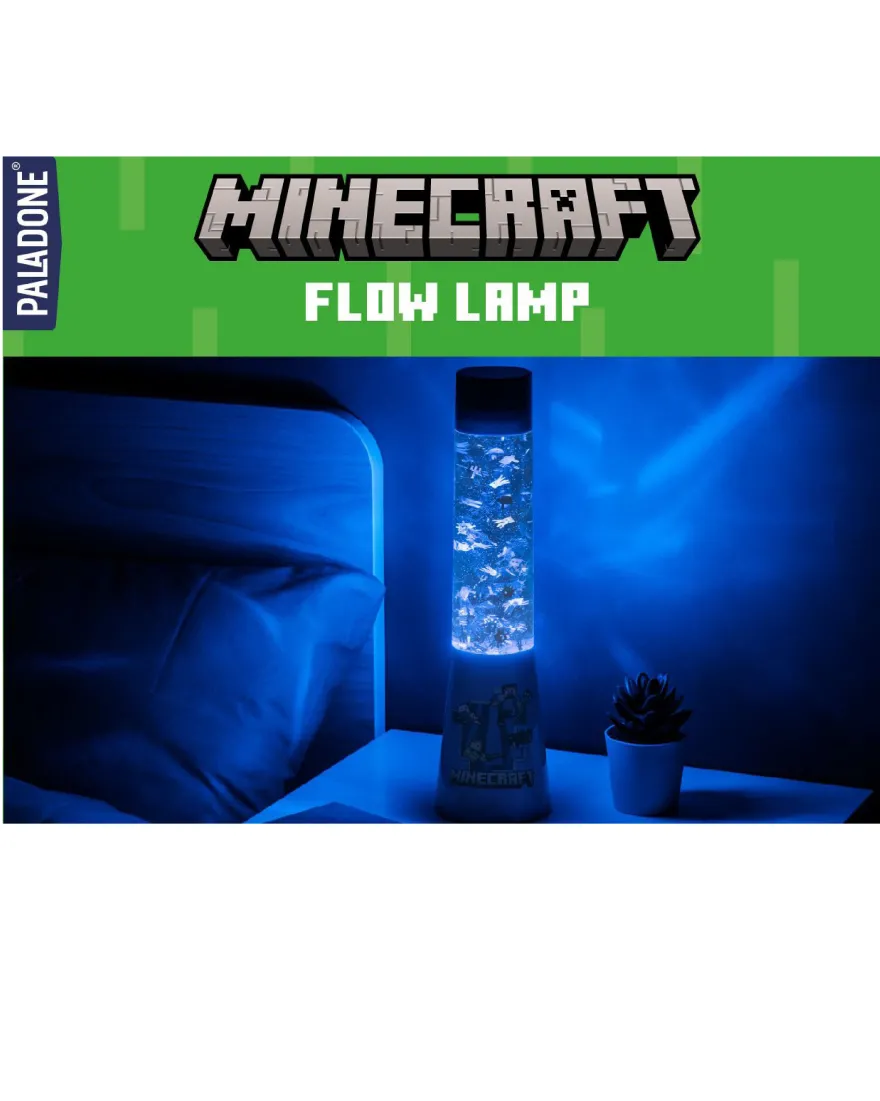Minecraft Glitzer-Lavalampe mit schwebenden Icons
