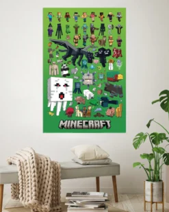 Minecraft Poster Character Montage