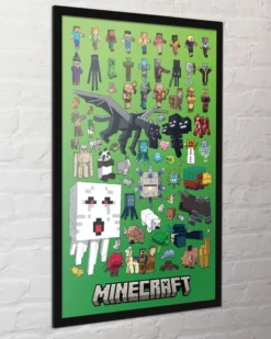 Minecraft Poster Character Montage