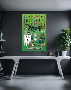 Minecraft Poster Character Montage