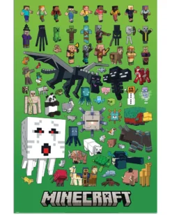 Minecraft Poster Character Montage
