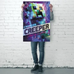 Minecraft Poster Charged Creeper