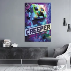 Minecraft Poster Charged Creeper