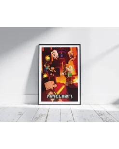 Minecraft Poster Cinematic Piglins