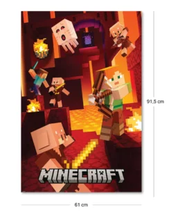Minecraft Poster Cinematic Piglins