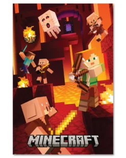 Minecraft Poster Cinematic Piglins