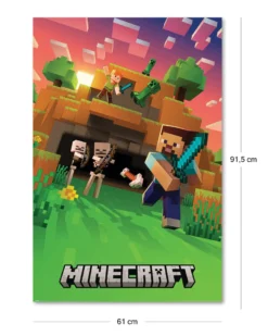 Minecraft Poster Cinematic Skeletons