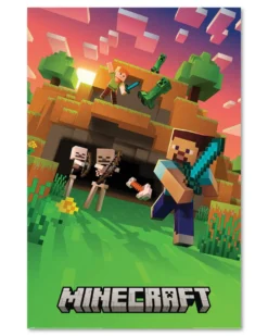 Minecraft Poster Cinematic Skeletons