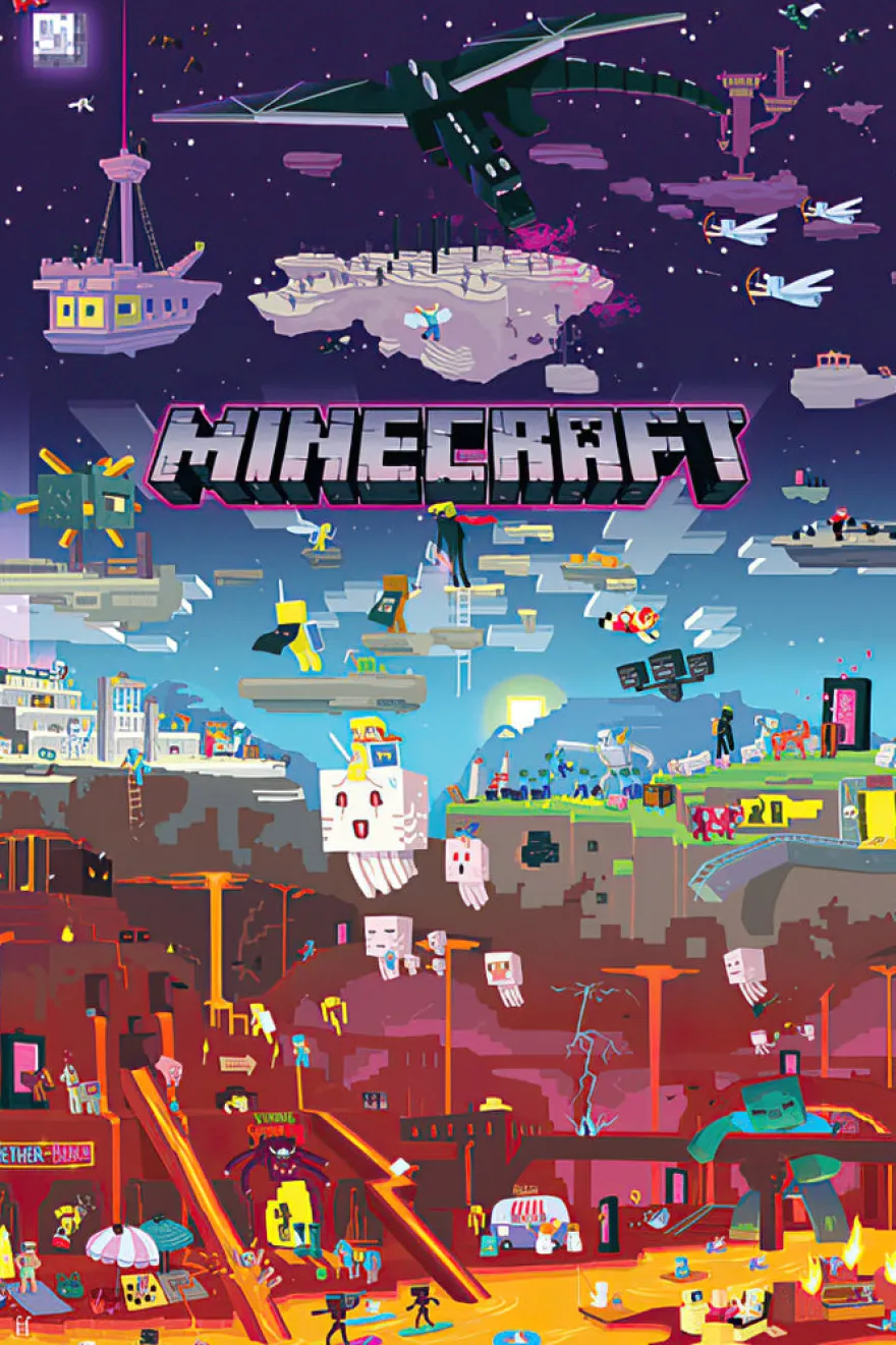 Minecraft Poster World Beyond