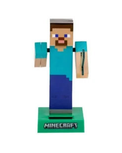 Minecraft Solar Pal Steve Wackelfigur