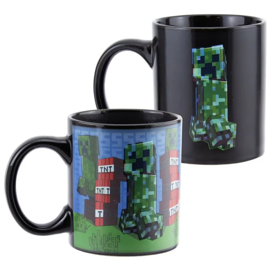 Minecraft Thermoeffekt-Tasse Creeper