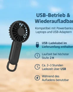 Mini-USB-Ventilator ca. 6 x 15 cm