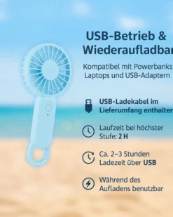 Mini-USB-Ventilator ca. 6 x 15 cm