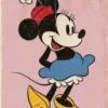 Minnie Mouse Poster Retro Pink