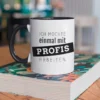 Mit Profis arbeiten Tasse