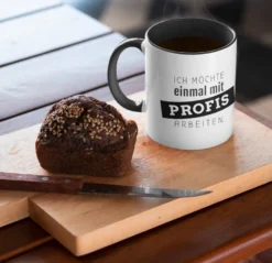 Mit Profis arbeiten Tasse