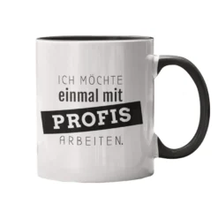 Mit Profis arbeiten Tasse