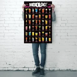 Mixology Poster One Cocktail... Two Cocktails