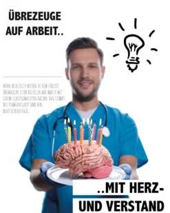 Mold Gehirn- und Herz- Pudding form 2er Set