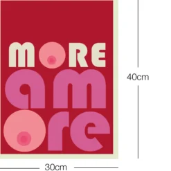 More Amore Kunstdruck