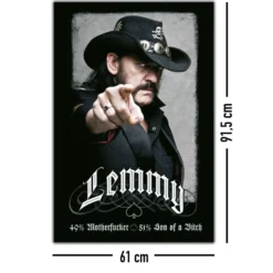 Motörhead Lemmy Kilmister Poster