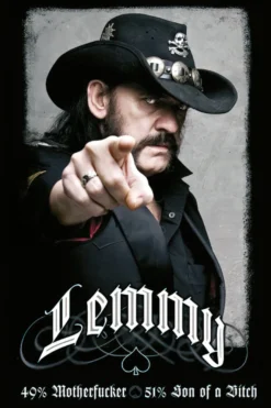 Motörhead Lemmy Kilmister Poster
