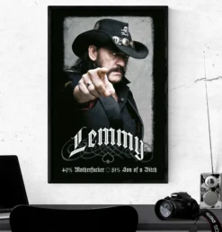 Motörhead Lemmy Kilmister Poster