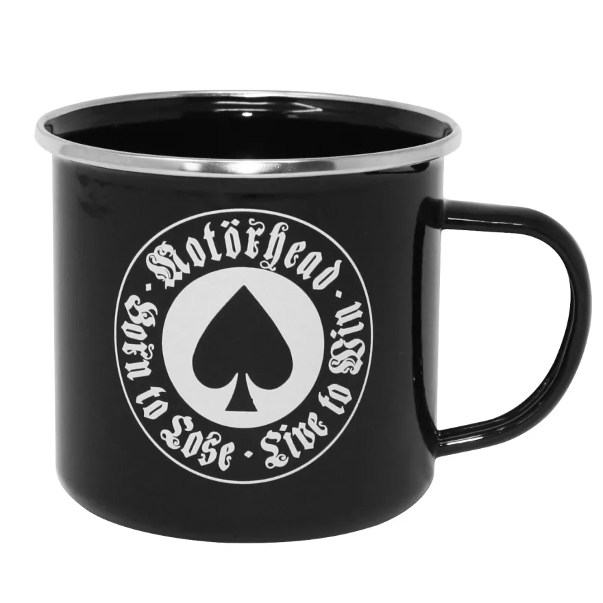 Motörhead Tasse BORN TO LOSE Emaille Kaffeebecher