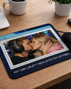Mousepad Personalisierbar mit süßem Spruch - 19x23 cm