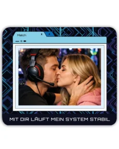 Mousepad Personalisierbar mit süßem Spruch - 19x23 cm