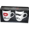 Mr. & Mrs. Tassen 2-er Set mit Badeenten Hochzeitspaar