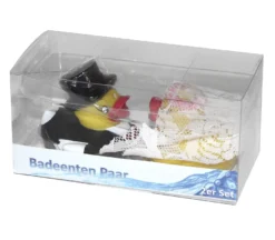 Mr. & Mrs. Tassen 2-er Set mit Badeenten Hochzeitspaar