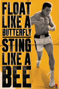 Muhammad Ali 'Float and Sting' Poster