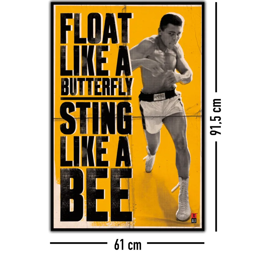 Muhammad Ali 'Float and Sting' Poster