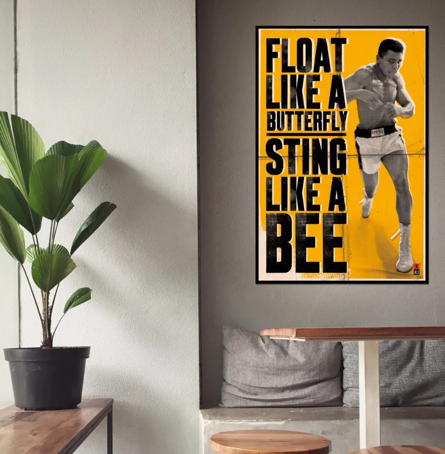 Muhammad Ali 'Float and Sting' Poster