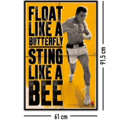 Muhammad Ali 'Float and Sting' Poster