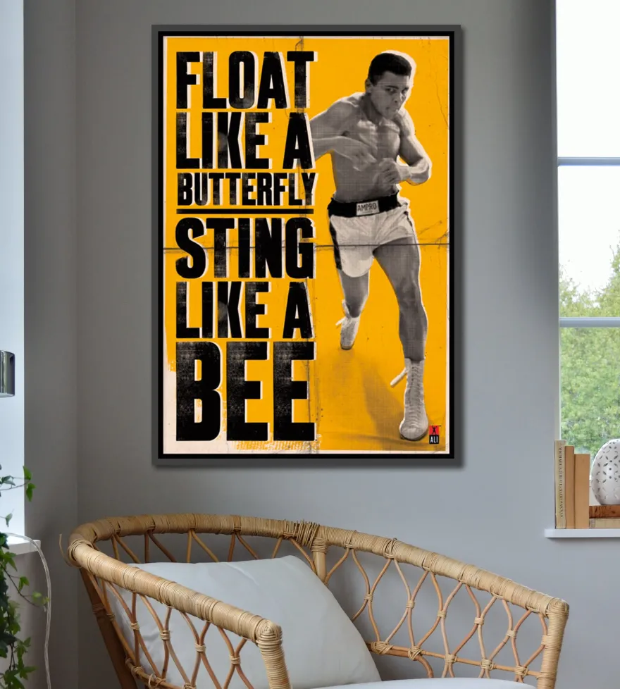 Muhammad Ali 'Float and Sting' Poster