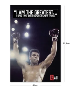 Muhammad Ali Poster I Am The Greatest