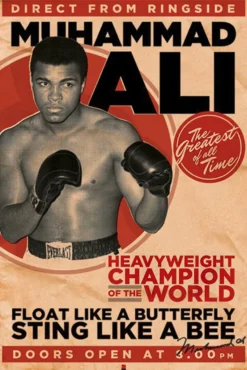 Muhammad Ali Poster Vintage